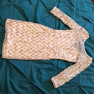 Light pink sparkle dress